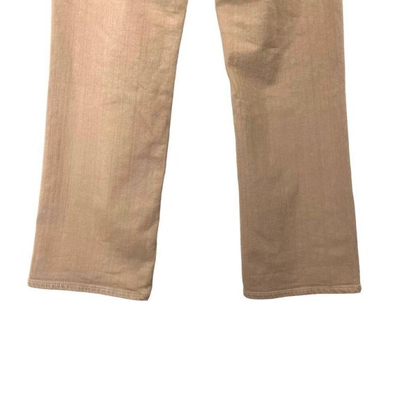AG Adriano Goldschmied Kinsley high rise pop crop jeans Size 28 tan almond bisco - Picture 9 of 12